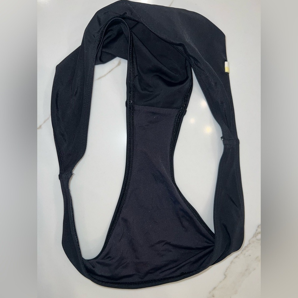 Summersalt Black Bikini Bottom Women Size 4 Recycled Swimwear Low Rise Solid - Picture 4 of 4